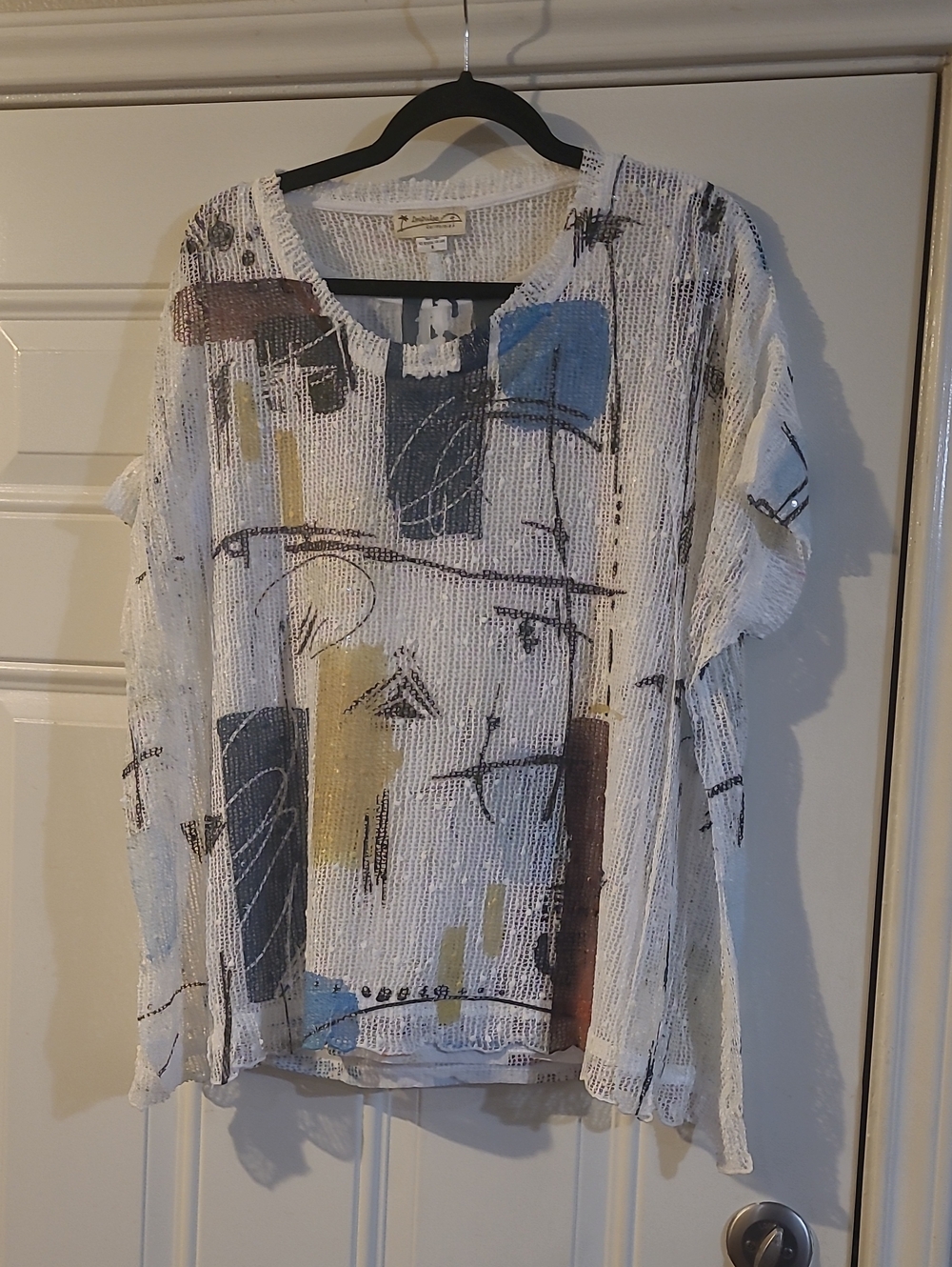 Impulse California Lightweight Abstract Top Sz Medium